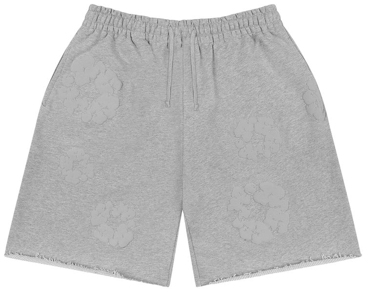 Denim Tears Mono Cotton Wreath Sweatshorts Grey