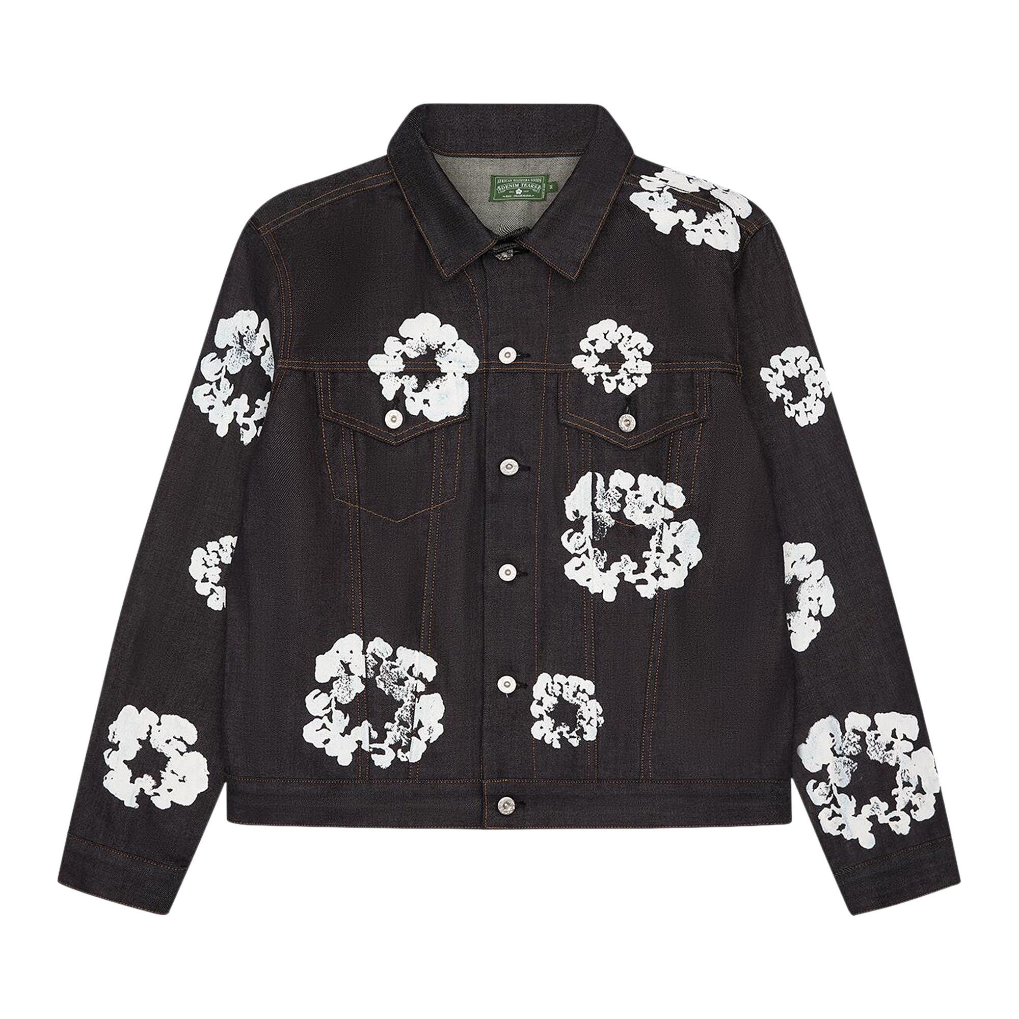 Buy Denim Tears Cotton Wreath Denim Jacket 'Selvedge