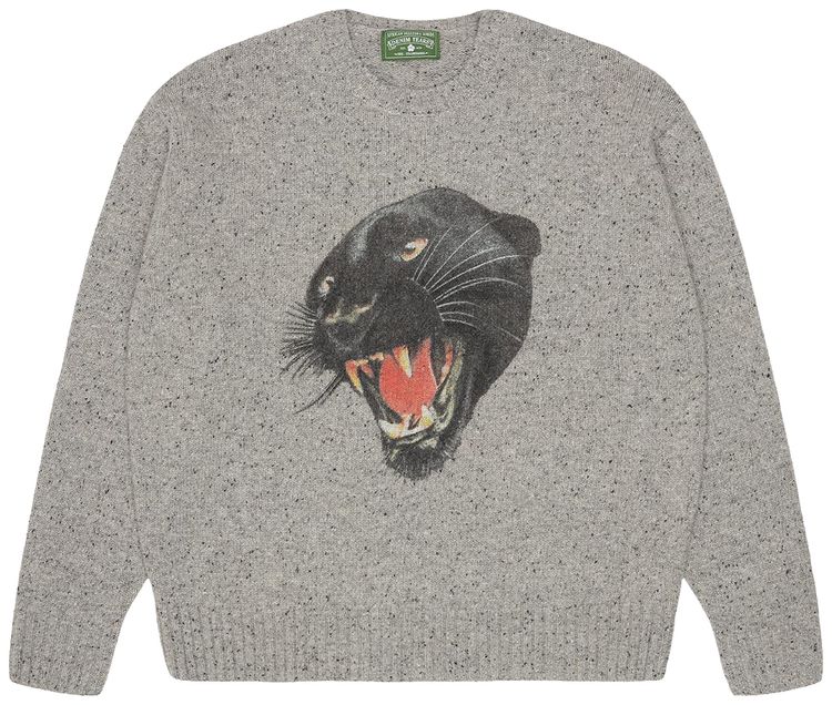 Denim Tears Panther Sweater Grey