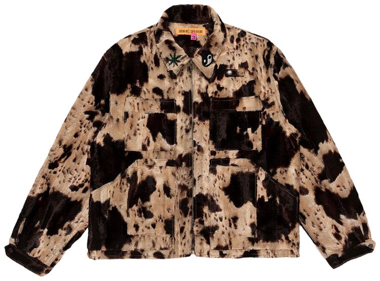 Cactus Plant Flea Market Bronco Zip Jacket Brown