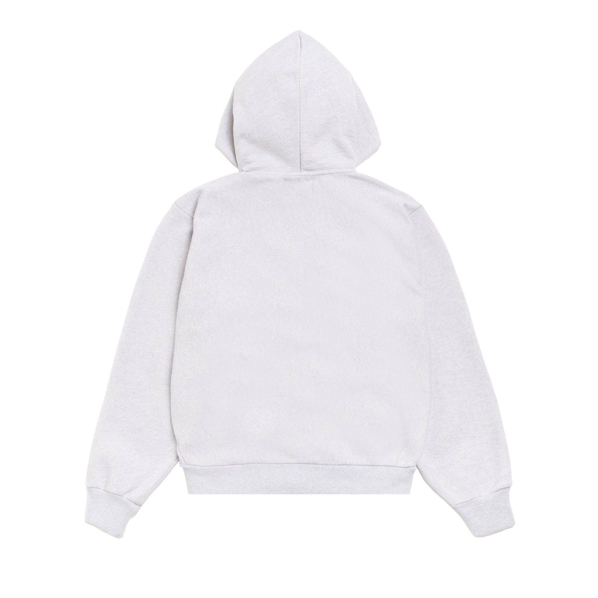 Buy Stussy Patch Zip Knit Hoodie 'Ash Heather' - 118593 ASH | GOAT