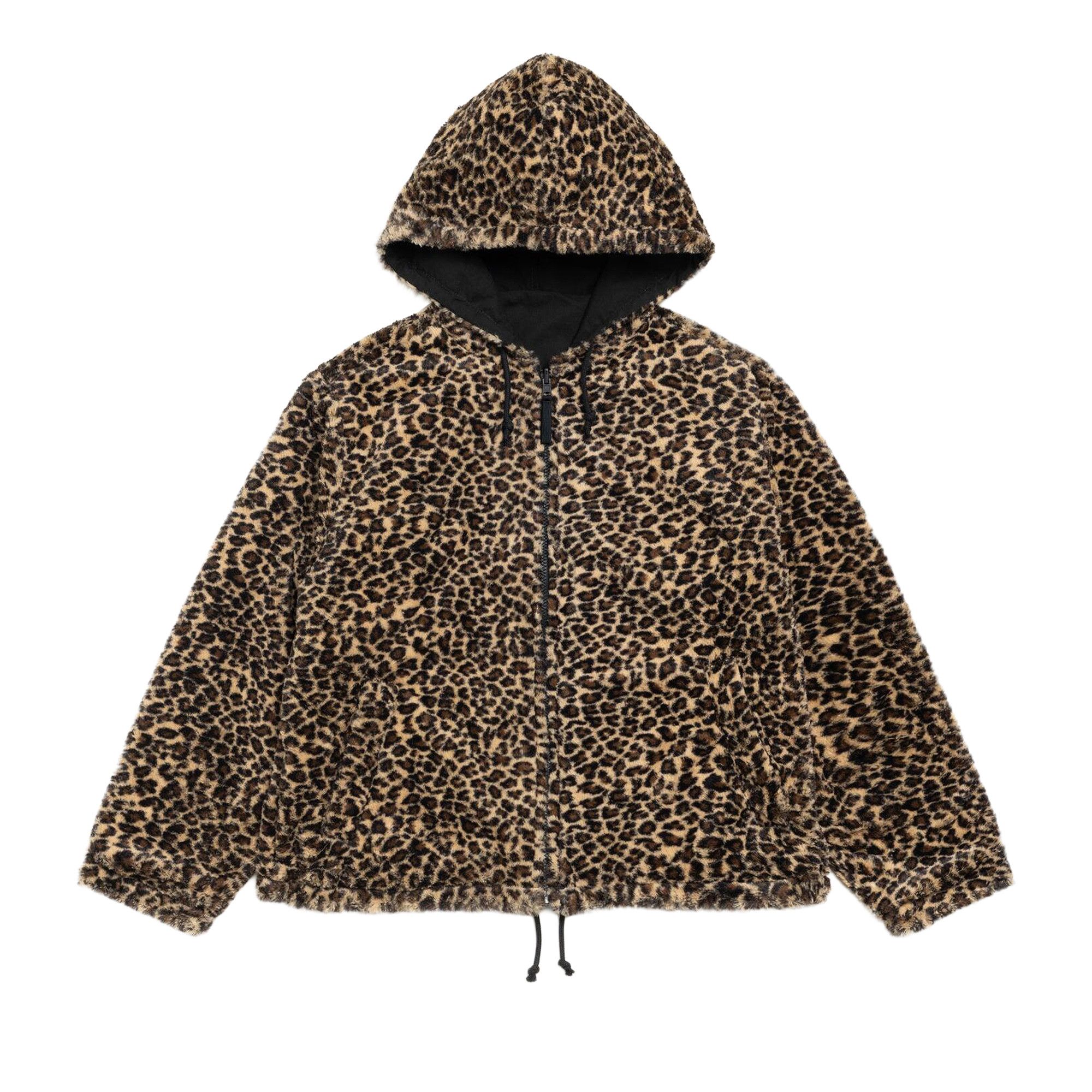 Buy Stussy Reversible Hooded Jacket 'Leopard' - 115919 LEOP | GOAT
