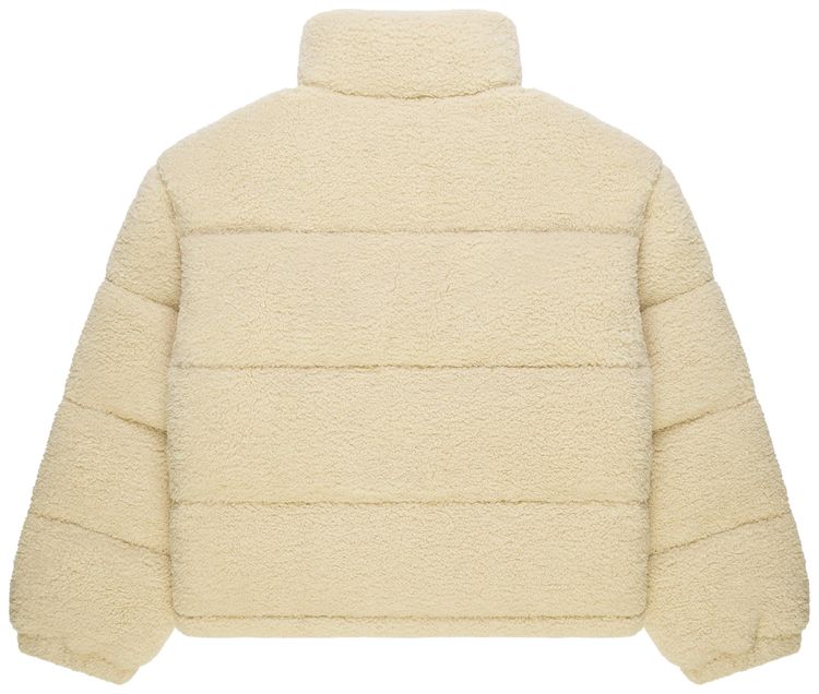 Sp5der Sherpa Puffer Jacket Cream