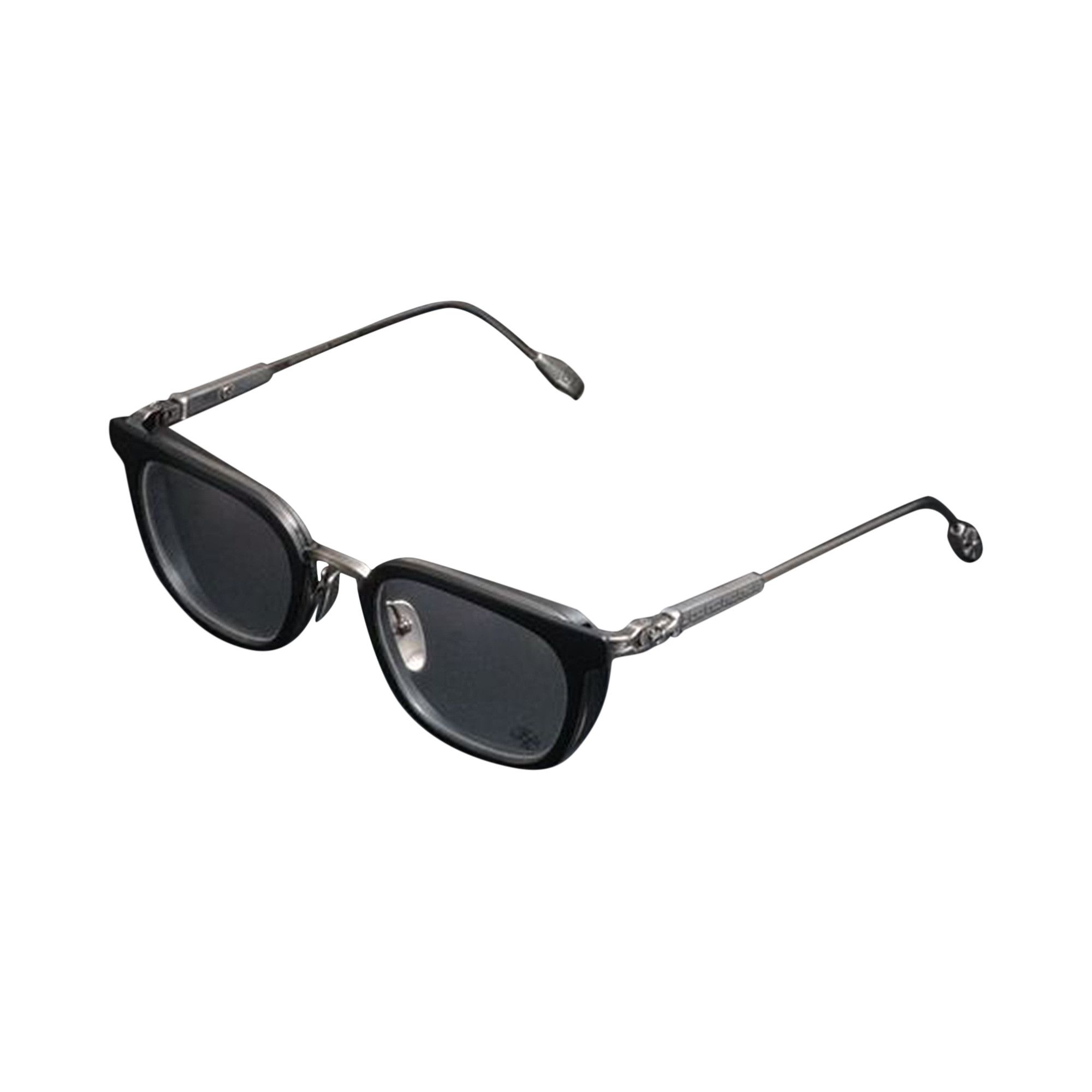 Buy Chrome Hearts Televagilist Glasses 'Matte Black' - 01383
