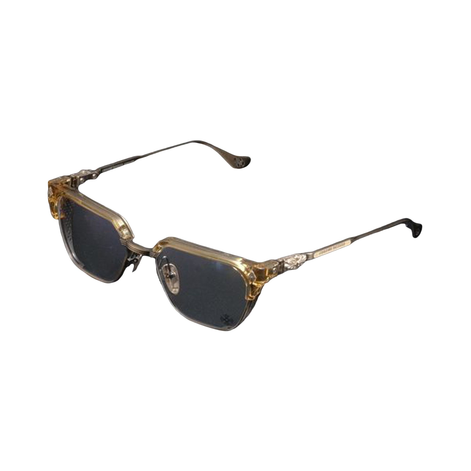 Buy Chrome Hearts Lgma Glasses 'Mellow/Antique Gold' - 01383