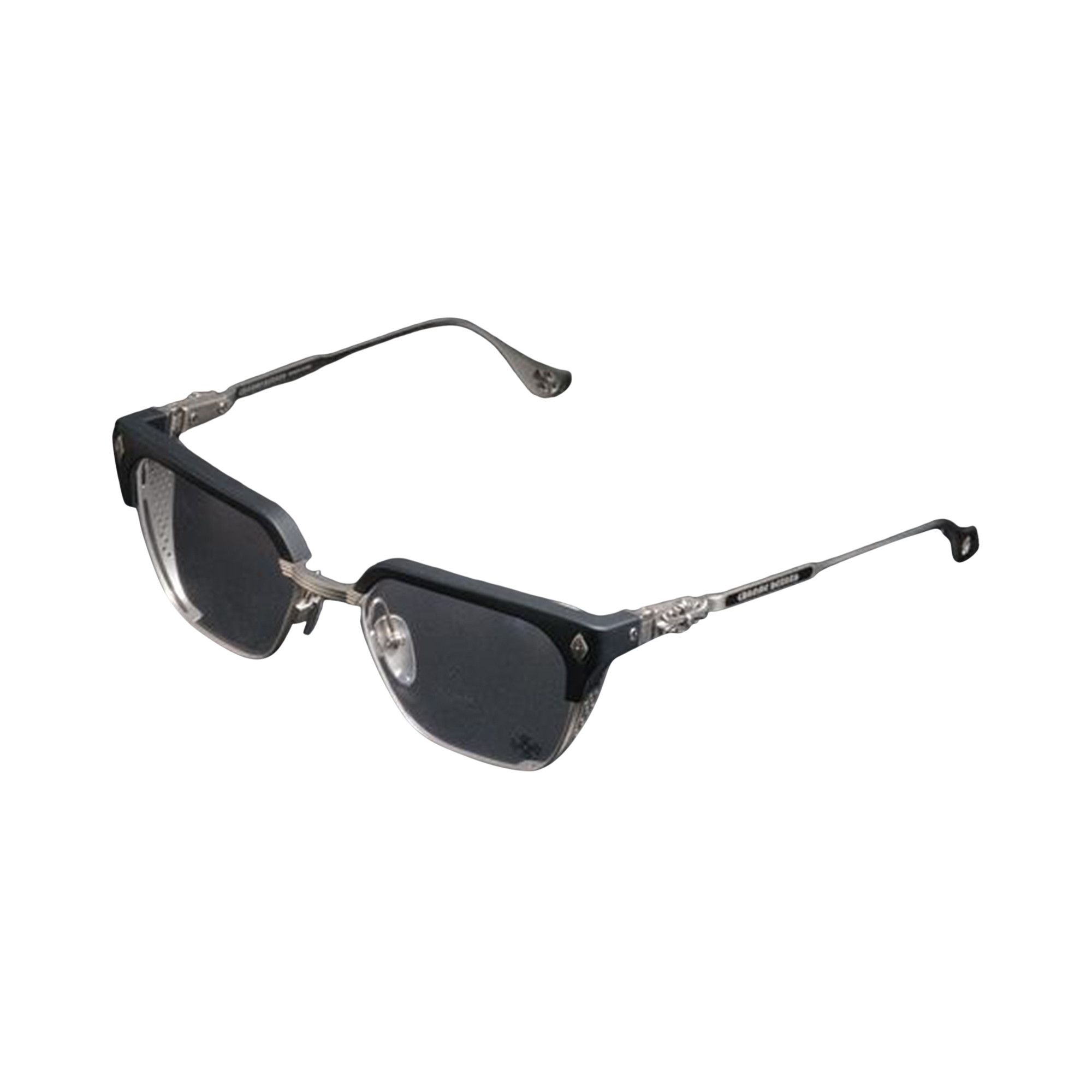 Buy Chrome Hearts Lgma Glasses 'Matte Black/Brushed Silver