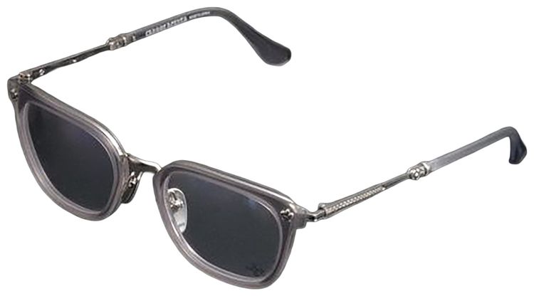 Chrome Hearts Strapadictome Glasses Matte GraphiteShiny Silver