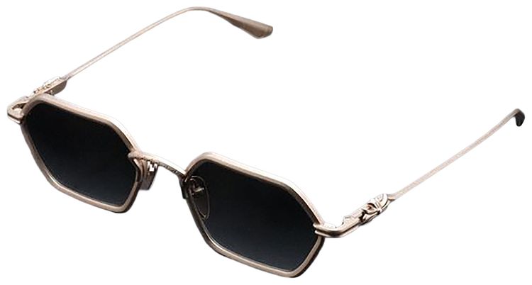 Chrome Hearts Datass Sunglasses Matte Gold Plated