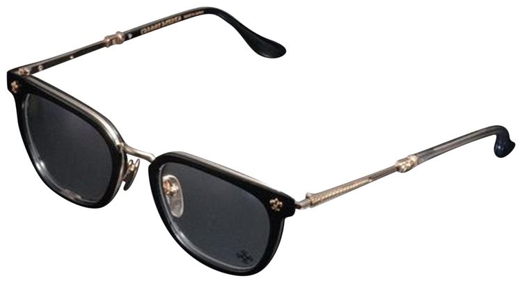 Chrome Hearts Strapadictome Glasses Matte PeacockMatte Gold Plated