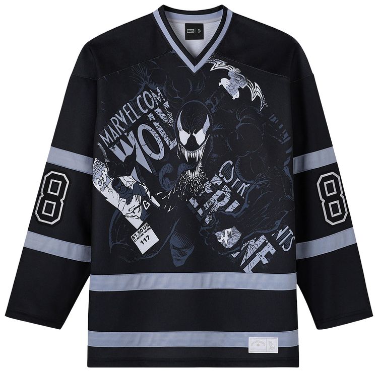 OVO x Marvel Venom Hockey Jersey Black