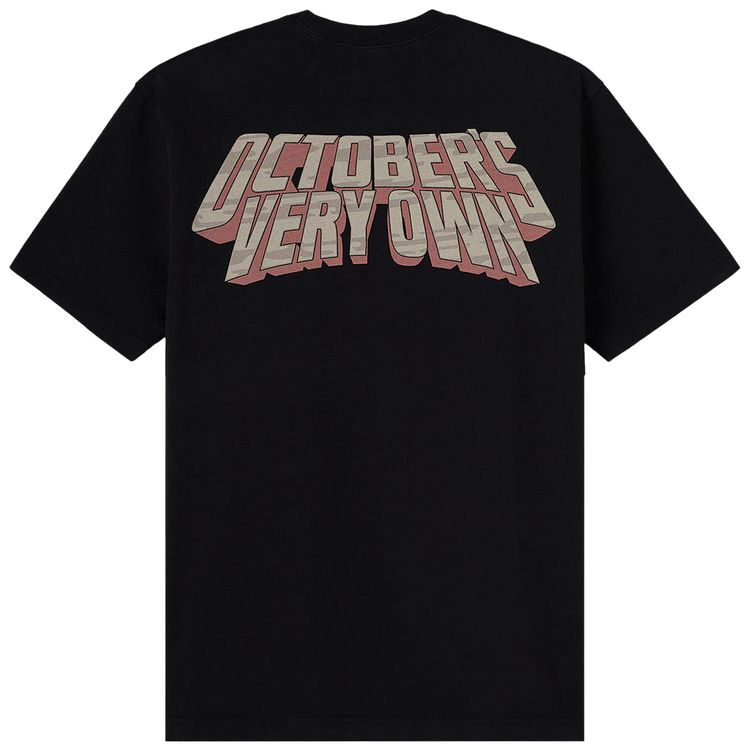 OVO x Marvel Dr Doom Masthead Tee Fade Out Black