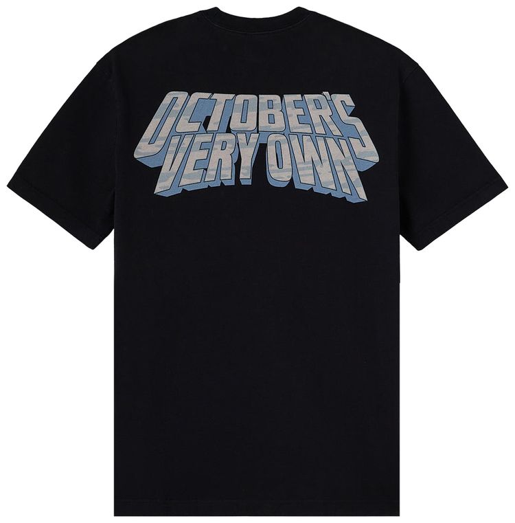 OVO x Marvel Wolverine Masthead Tee Fade Out Black
