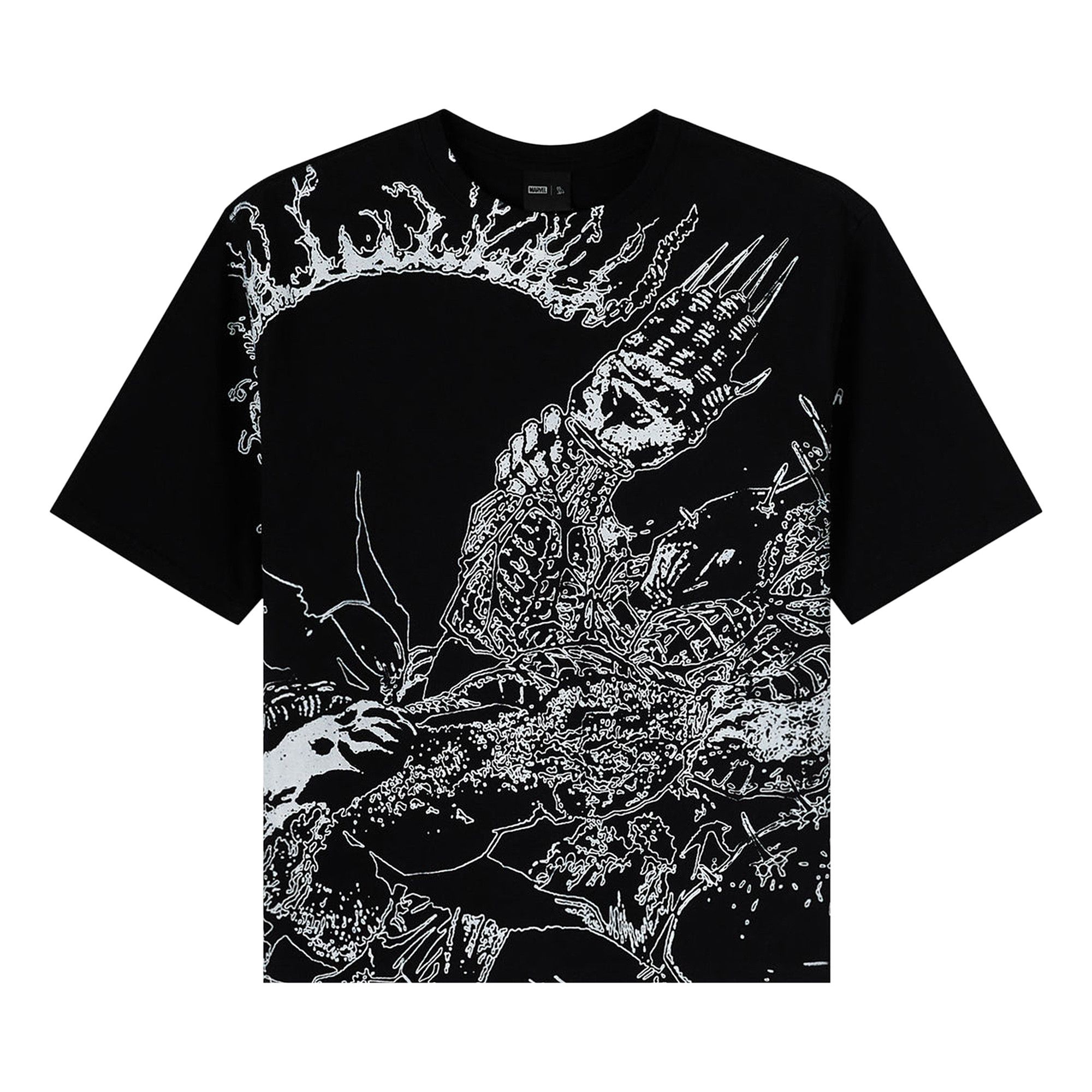 Buy OVO x Marvel Wolverine Splash Page Tee 'Black' - C 0425 KT
