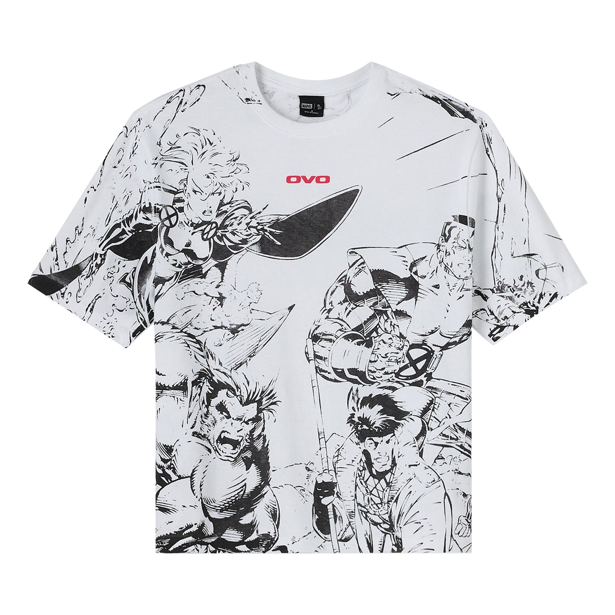 Buy OVO x Marvel X-Men Splash Page Tee 'White' - C 0425 KT 6456