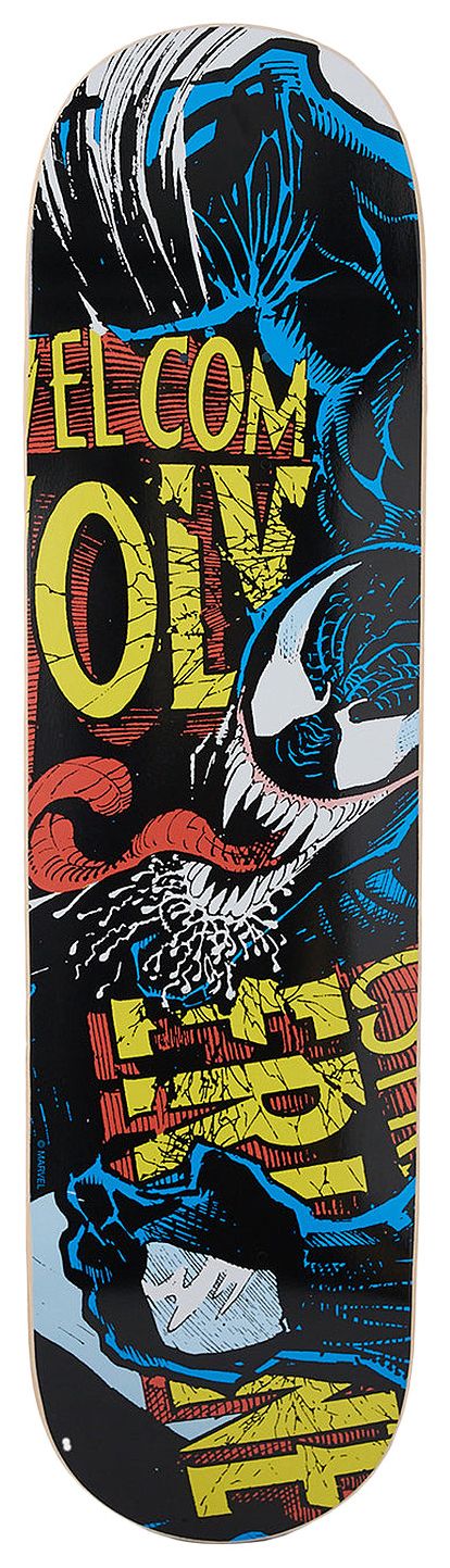 OVO x Marvel Venom Skateboard Deck Black