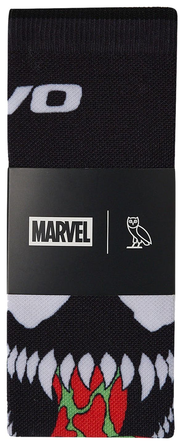 OVO x Marvel Venom Socks Black