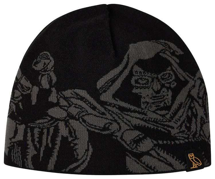 OVO x Marvel Dr Doom Beanie Black