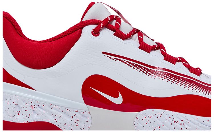 Nike Alpha Huarache Elite 4 Low White University Red