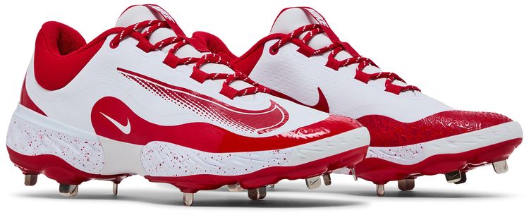 Nike Alpha Huarache Elite 4 Low White University Red