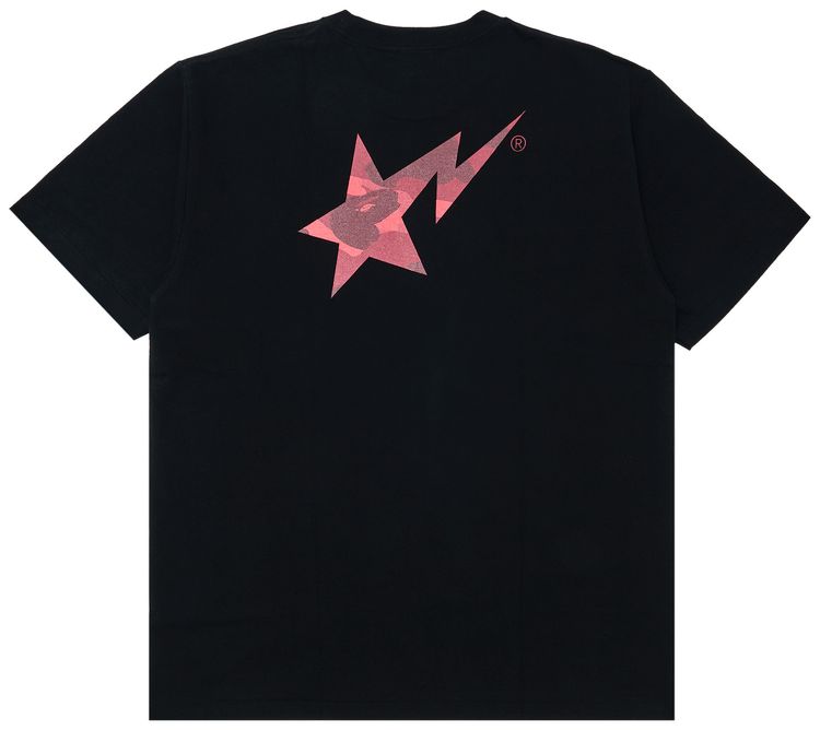 BAPE Color Camo Bape Sta Logo Tee Black
