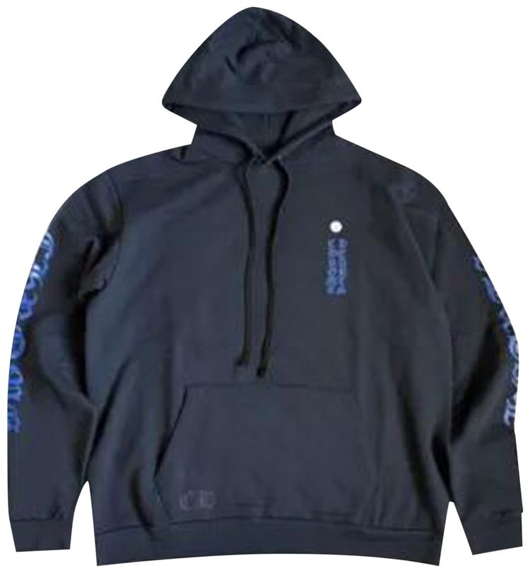 Chrome Hearts Chrome Hearts Vertical Logo Hoodie Black