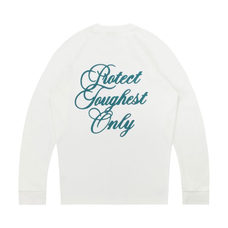 Protect LDN Ply Waffle Long Sleeve White
