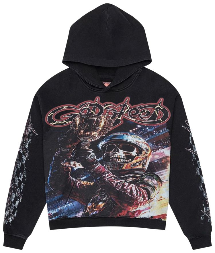 Godspeed Podium Dreams Hoodie Black Washed