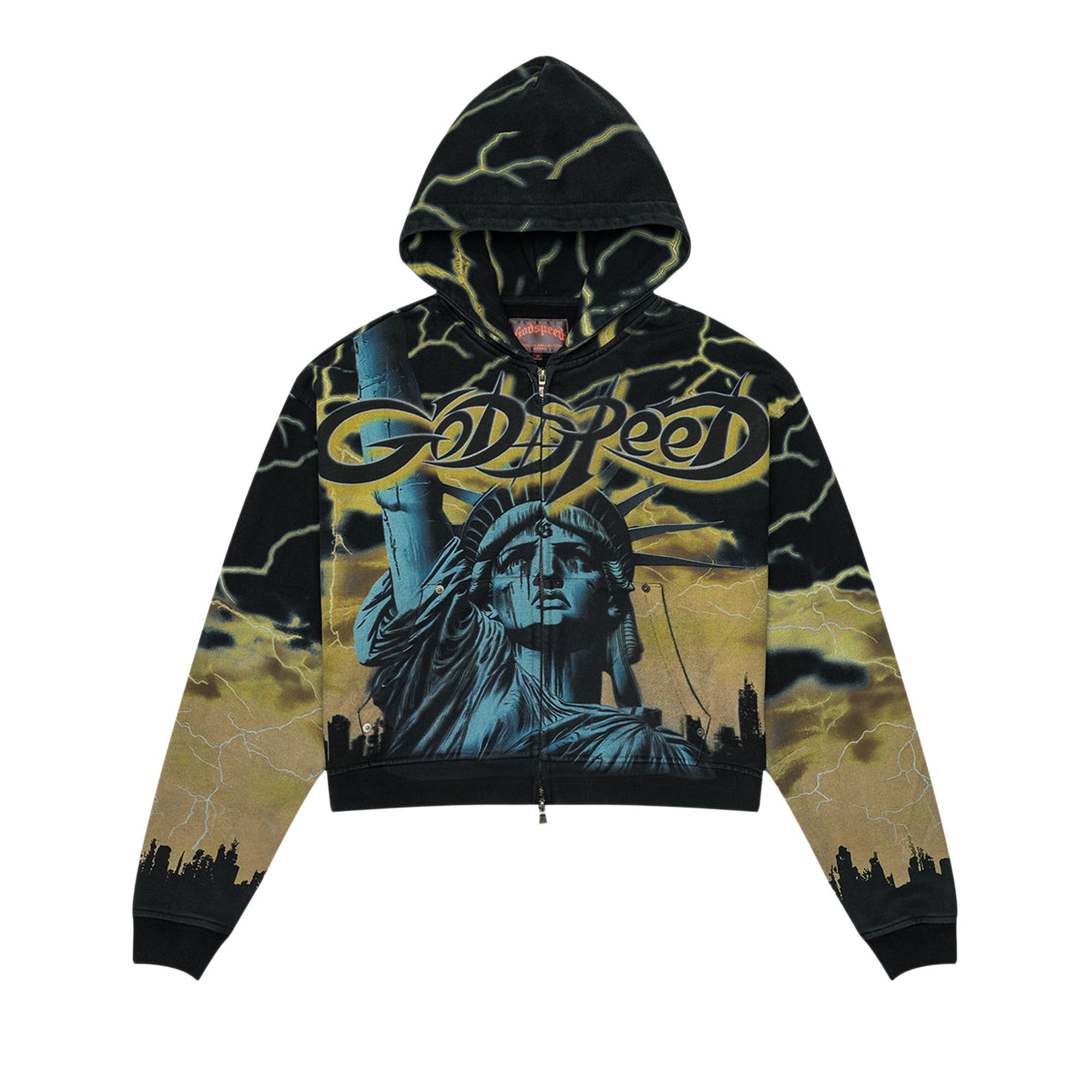Buy Godspeed Voltage Zip Hoodie 'Yellow' - 11652 10004GVZHY YELL