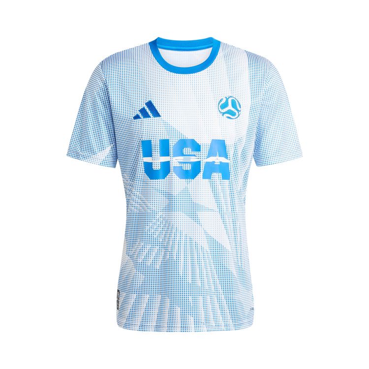 Adidas USA Jersey WhiteGlow Blue