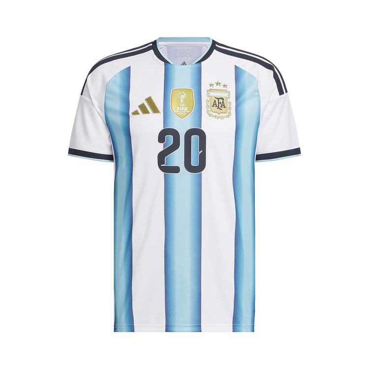 Adidas Argentina 26 Home Mac Allister Jersey WhiteIcey Blue