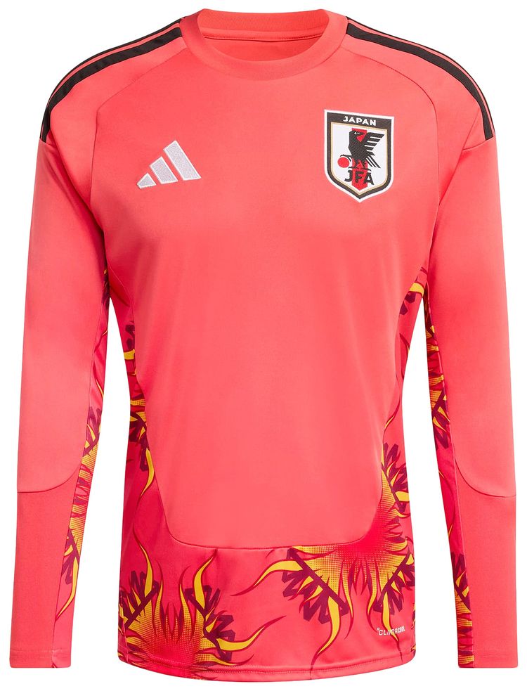 Adidas Japan 26 Home Goalkeeper Jersey Long Sleeve Semi Lucid Red