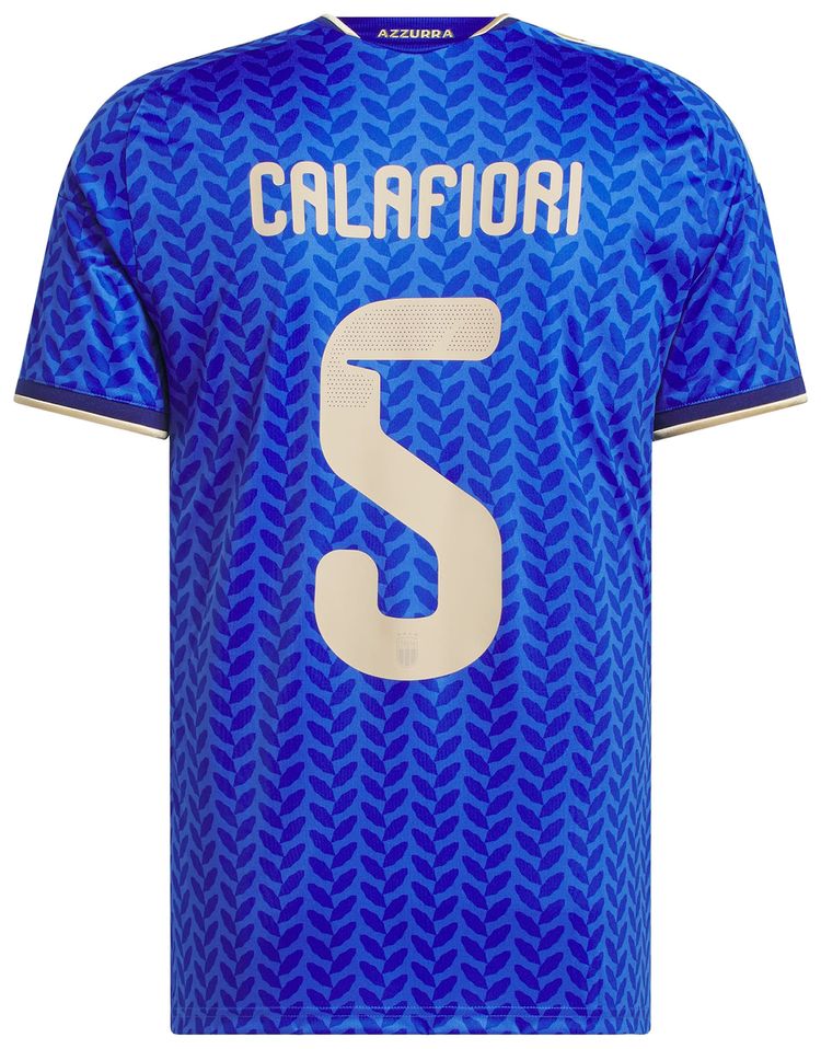 Adidas Italy 26 Home Calafiori Jersey Bold Blue