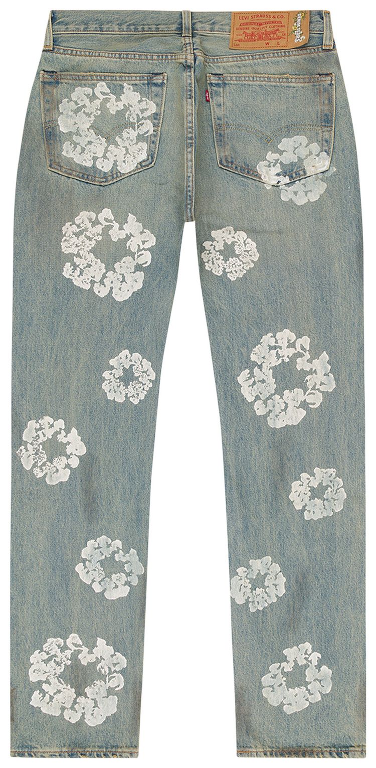 Denim Tears Dirty Wash Wreath 501 Light Wash