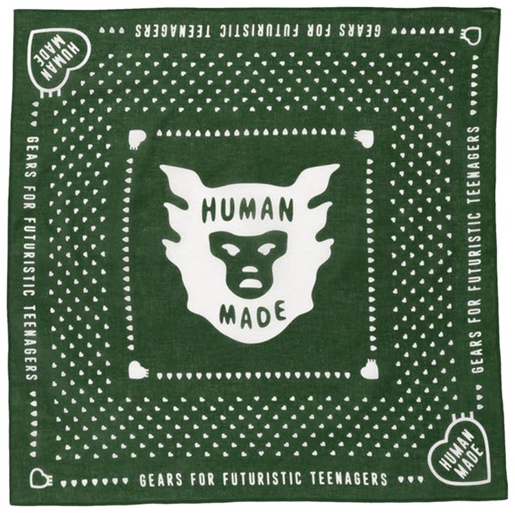 Human Made Bandana Green