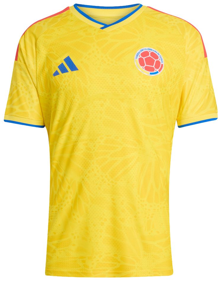 Adidas Colombia 26 Home Authentic Jersey Impact Yellow