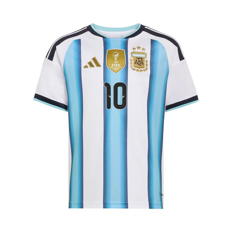 Adidas Argentina 26 Home Messi Jersey WhiteIcey BlueLight Blue