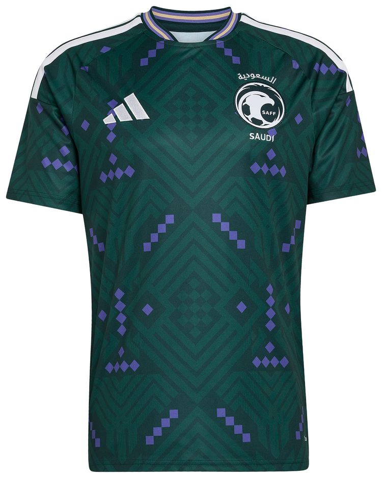 Adidas Saudi Arabia 26 Home Jersey Aurora IvyWhite
