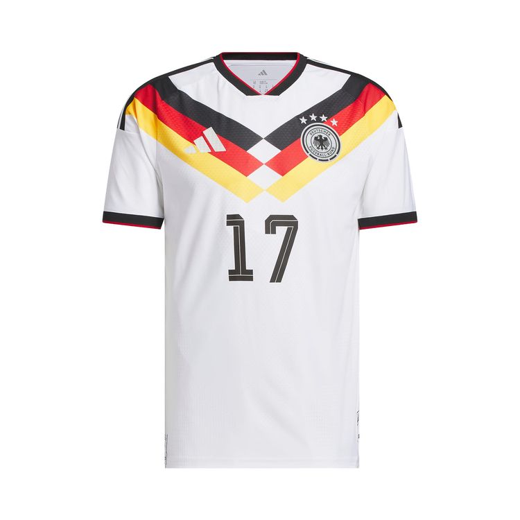 Adidas Germany 26 Home Wirtz Authentic Jersey White
