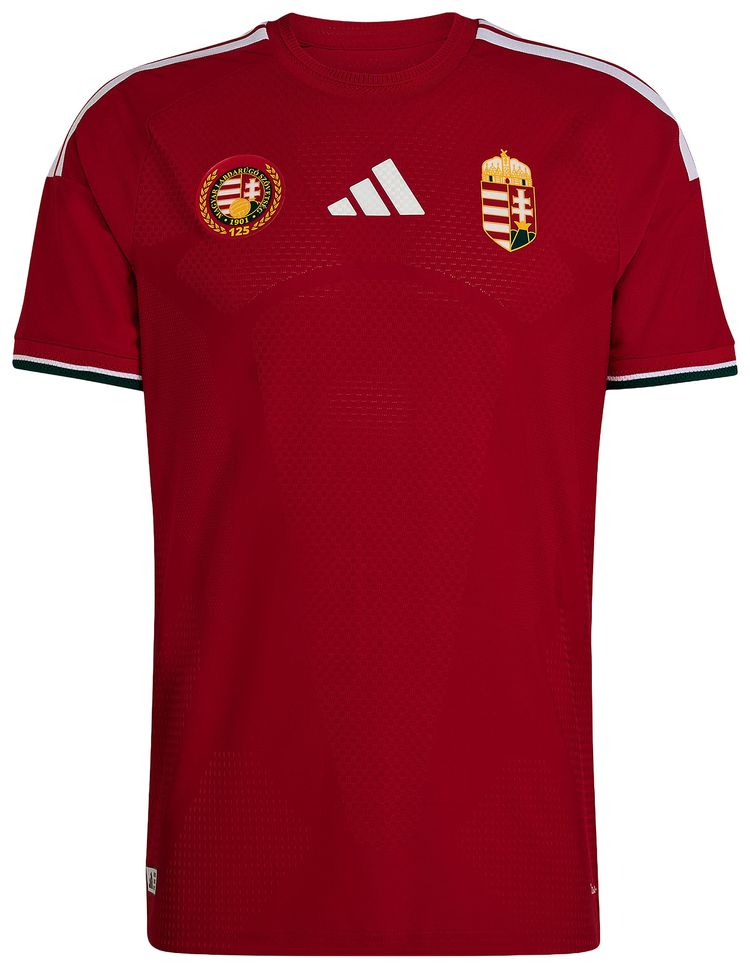 Adidas Hungary 26 Home Authentic Jersey Team Victory Red
