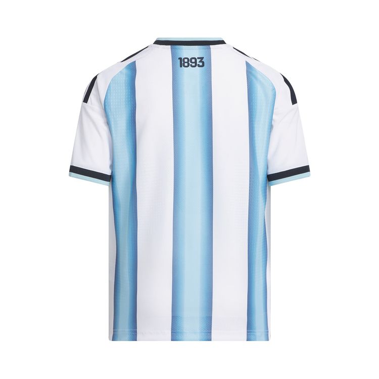 Adidas Argentina 26 Home Authentic Jersey WhiteIcey BlueLight Blue