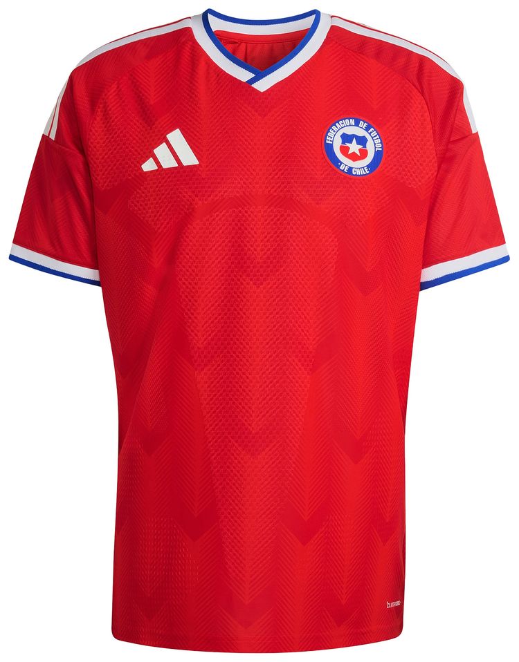 Adidas Chile 26 Home Authentic Jersey Active Red