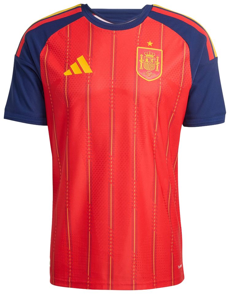 Adidas Spain 26 Home Authentic Jersey Vivid Red