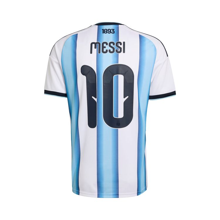 Adidas Argentina 26 Home Messi Jersey WhiteIcey BlueLight Blue