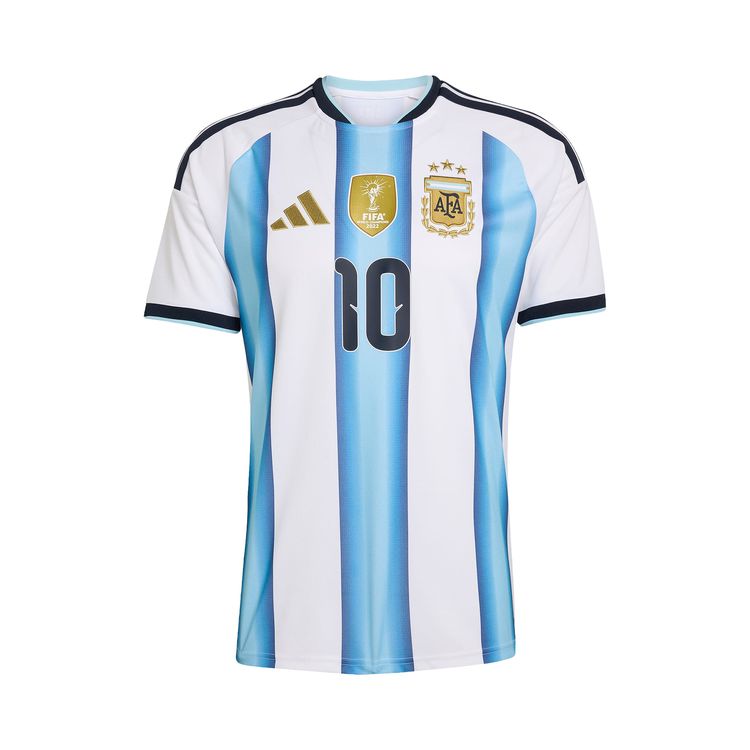Adidas Argentina 26 Home Messi Jersey WhiteIcey BlueLight Blue