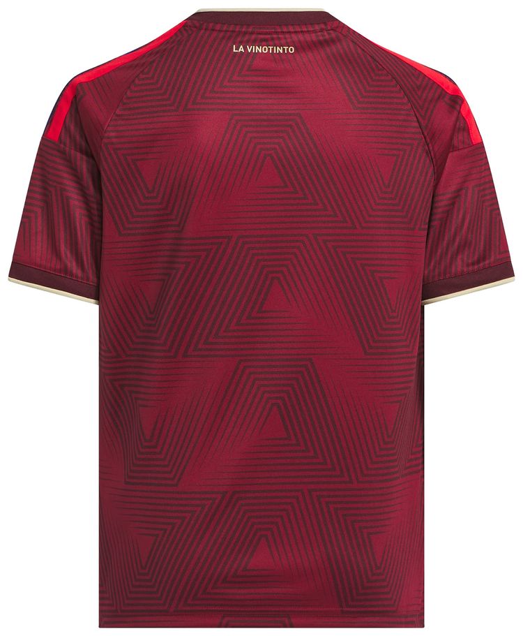 Adidas Venezuela 26 Home Kids Jersey Team Coll Burgundy