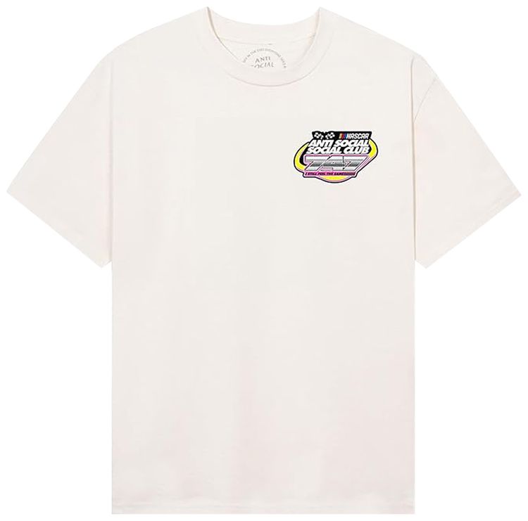 Anti Social Social Club x Nascar 747 Tee Oatmeal