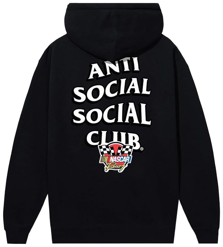 Anti Social Social Club x Nascar Motorsport Hoodie Black