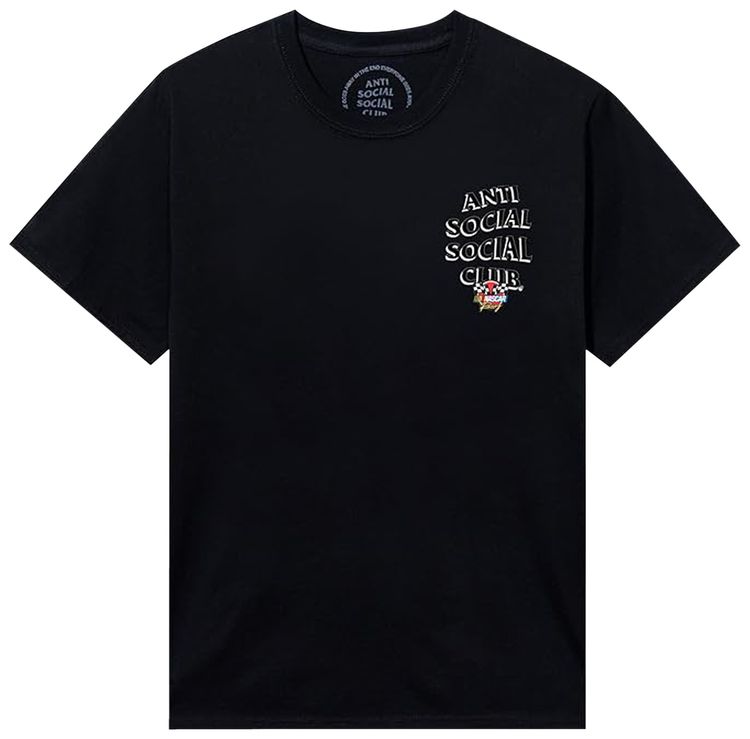 Anti Social Social Club x Nascar Motorsport Tee Black