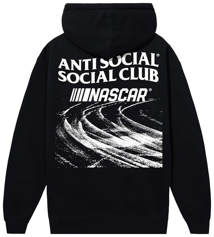 Anti Social Social Club x Nascar Too Tough to Tame Hoodie Black