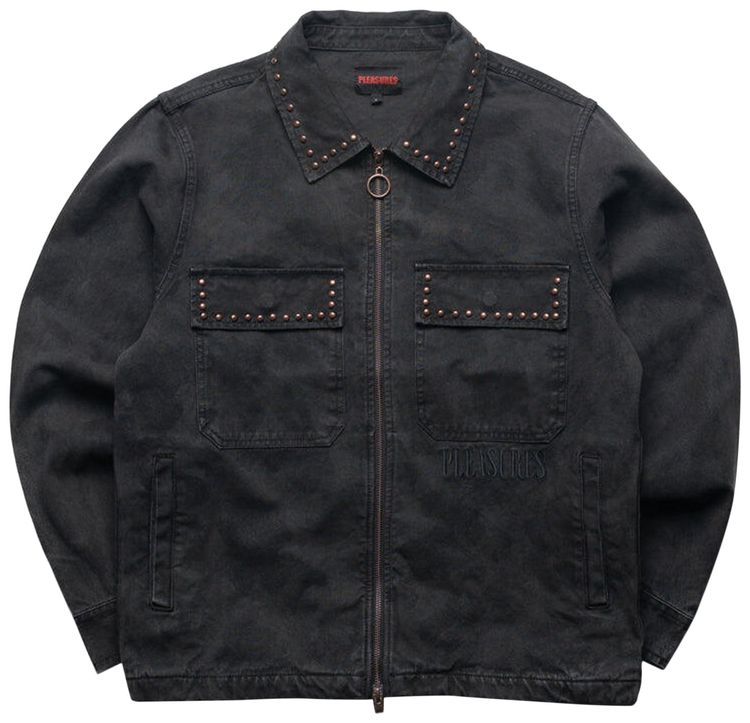 Pleasures Cowhide Work Jacket Black